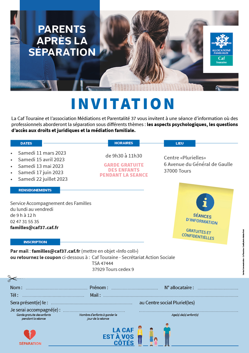 Invitation de MARS A JUILLET 2023